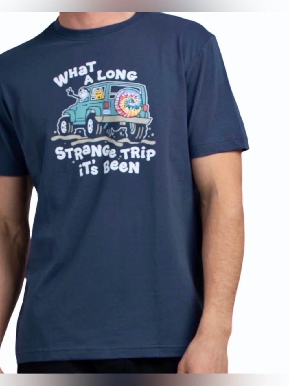 NWT 'WHAT A LONG STRANGE TRIP ITS BEEN' Grateful Dead large T-shirt